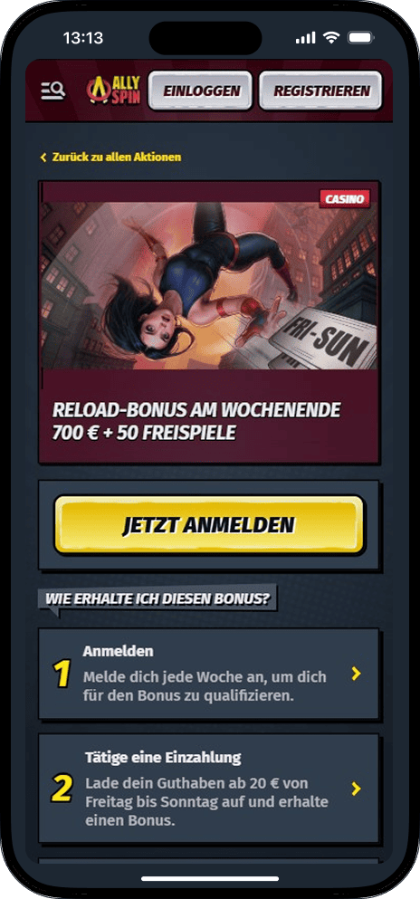 Allyspin Reload Bonus