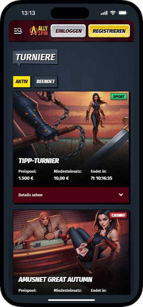 Allyspin Turniere
